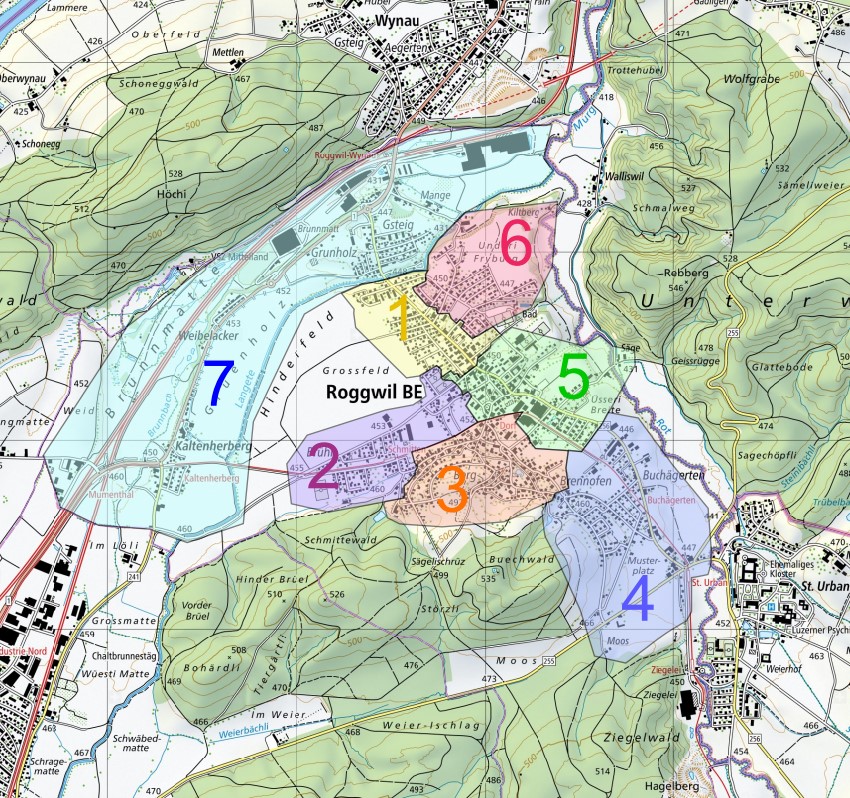 Zonenplan der Realisierung
